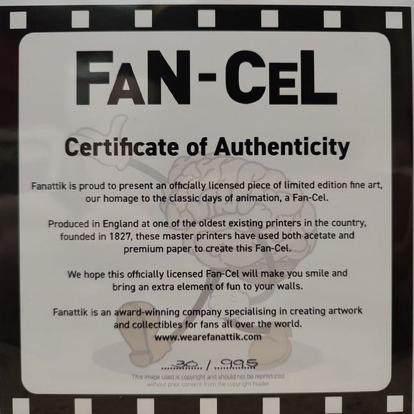 Tom And Jerry Fan Cel Art Print Limited Edition & Certificate Of Authenticity - Picture 5 of 9